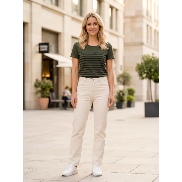  Frauen t -Shirt mit kurzen Ärmeln SAM 73 LANE WT 834 ARMEE 