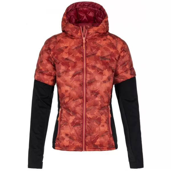  Damenjacke mit abnehmbaren Ärmeln KILPI VERONS-W QL0105KI DUNKELROT 
