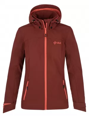 Softshelljacke für Damen KILPI RAVIA-W PL0035KI DUNKELROT
