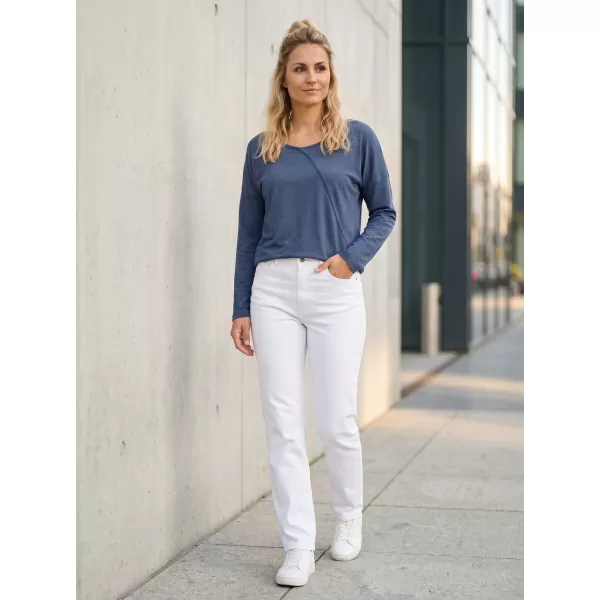  Frauen t -Shirt mit langen Ärmeln SAM 73 SANDRA WT 830 BLAU 