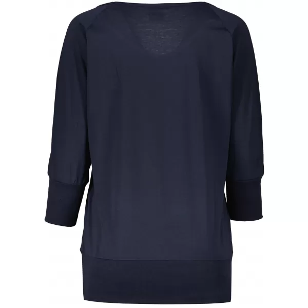  Frauen t -Shirt mit langen Ärmeln SAM 73 ELENA WT 831 DUNKELBLAU 