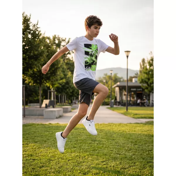  Boy T -Shirt mit kurzen Ärmeln SAM 73 LEO BT 550 WEIß 