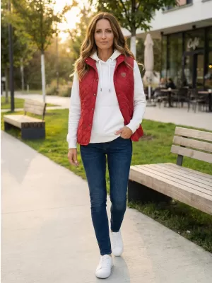 Weste SAM 73 MARTHA WB 791 DUNKELROT