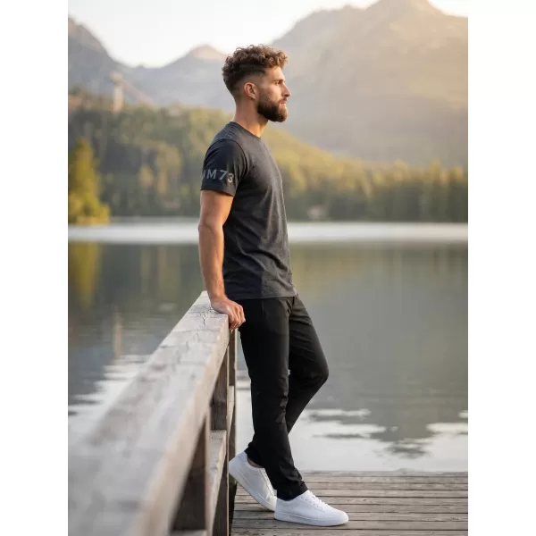  Herren t -Shirt mit kurzen Ärmeln SAM 73 MATTHEW MT 779 SCHWARZ 