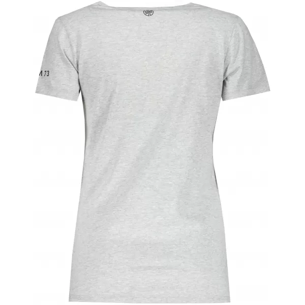  Frauen t -Shirt mit kurzen Ärmeln SAM 73 UNA WT 866 GRAU 