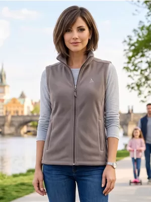 Fleeceweste für Damen ALTISPORT ALW002518 STAHLGRAU