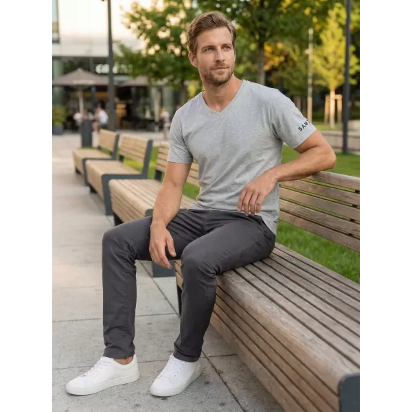 Herren t -Shirt mit kurzen Ärmeln SAM 73 BLANE MT 807 GRAU 