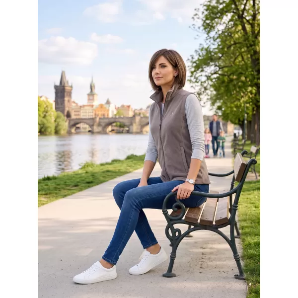  Fleeceweste für Damen ALTISPORT ALW002518 STAHLGRAU 