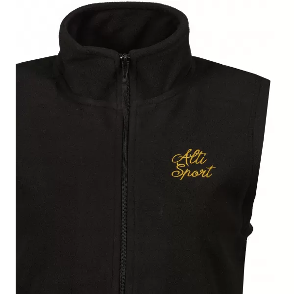  Fleeceweste für Damen ALTISPORT ALW056518 SCHWARZ UND GOLD 