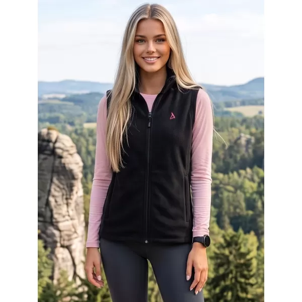  Fleeceweste für Damen ALTISPORT ALW002518 SCHWARZ ROSA 