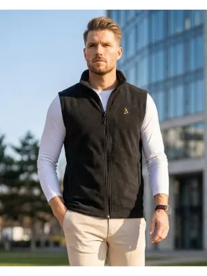 Fleeceweste für Herren ALTISPORT ALM002518 SCHWARZ UND GOLD