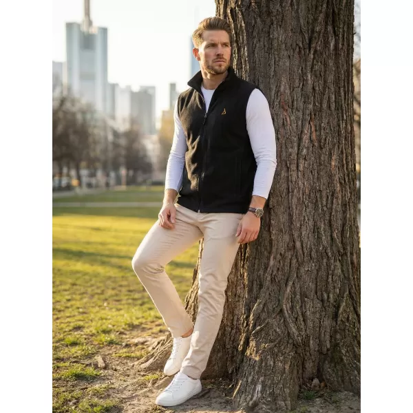  Fleeceweste für Herren ALTISPORT ALM002518 SCHWARZ UND GOLD 
