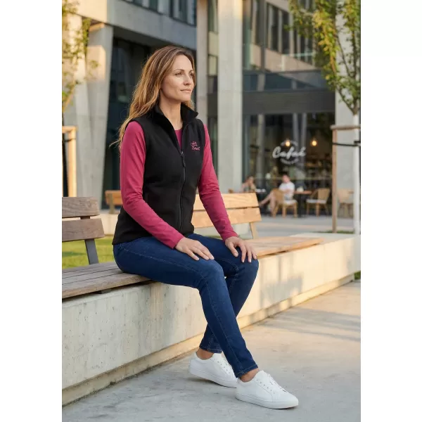  Fleeceweste für Damen ALTISPORT ALW056518 SCHWARZ ROSA 