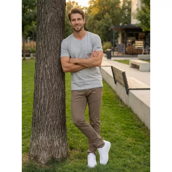 Herren t -Shirt mit kurzen Ärmeln SAM 73 BLANE MT 807 GRAU 