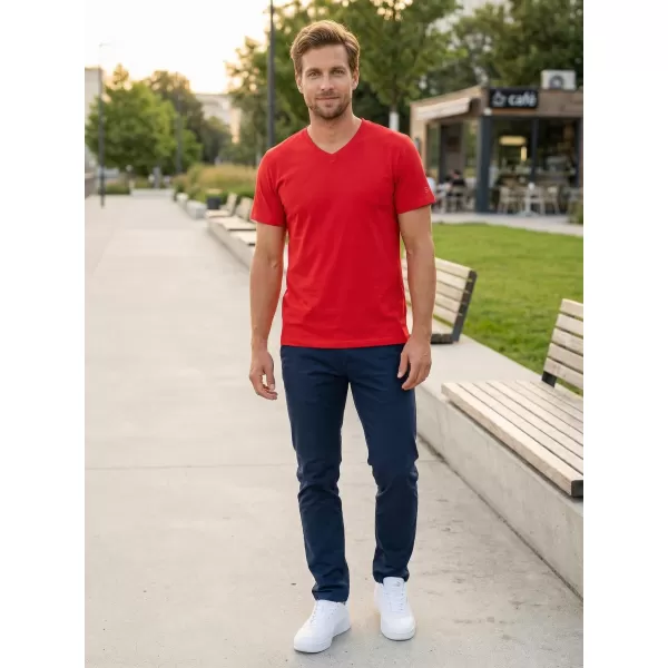  Herren t -Shirt mit kurzen Ärmeln SAM 73 BLANE MT 807 ROT 
