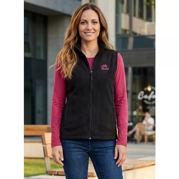  Fleeceweste für Damen ALTISPORT ALW056518 SCHWARZ ROSA 