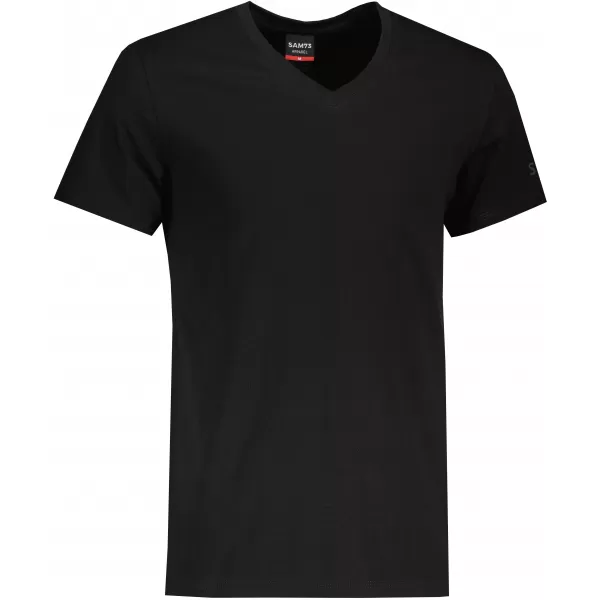 Herren t -Shirt mit kurzen Ärmeln SAM 73 BLANE MT 807 SCHWARZ 