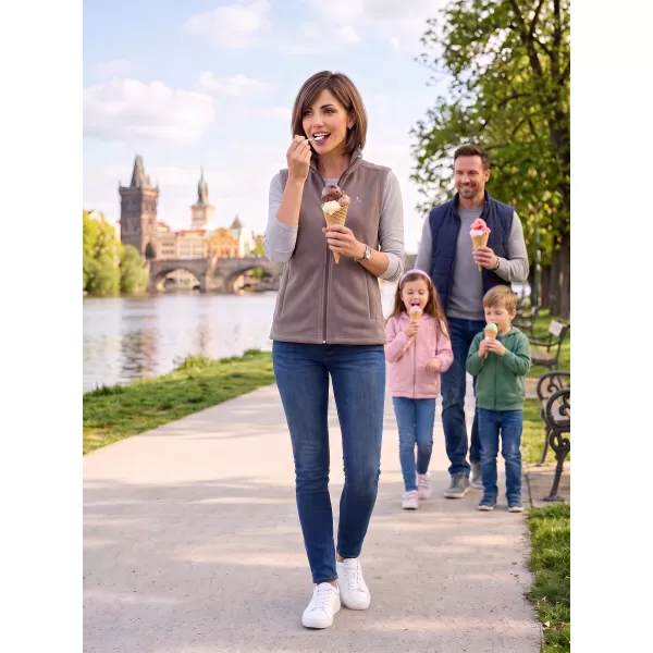  Fleeceweste für Damen ALTISPORT ALW002518 STAHLGRAU 