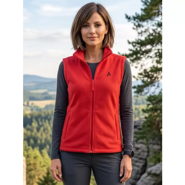  Fleeceweste für Damen ALTISPORT ALW002518 ROT 