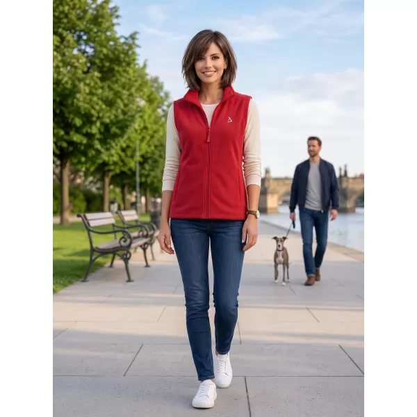  Fleeceweste für Damen ALTISPORT ALW002518 BURGUND 