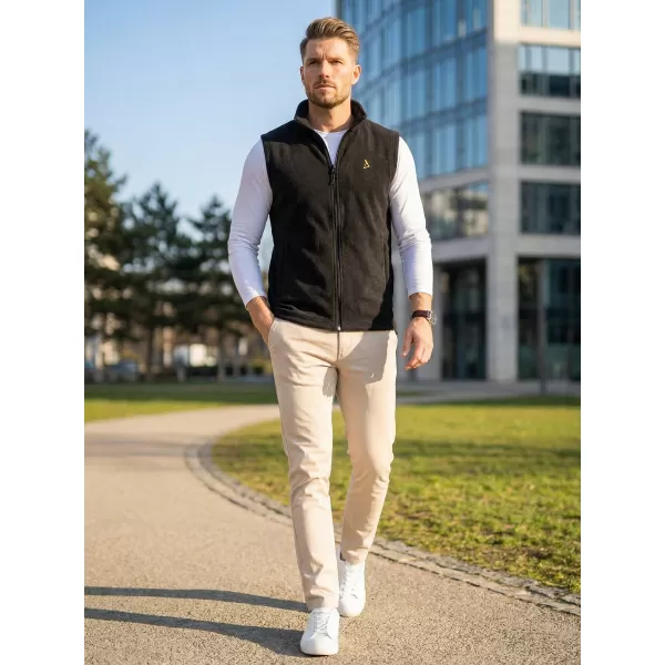  Fleeceweste für Herren ALTISPORT ALM002518 SCHWARZ UND GOLD 