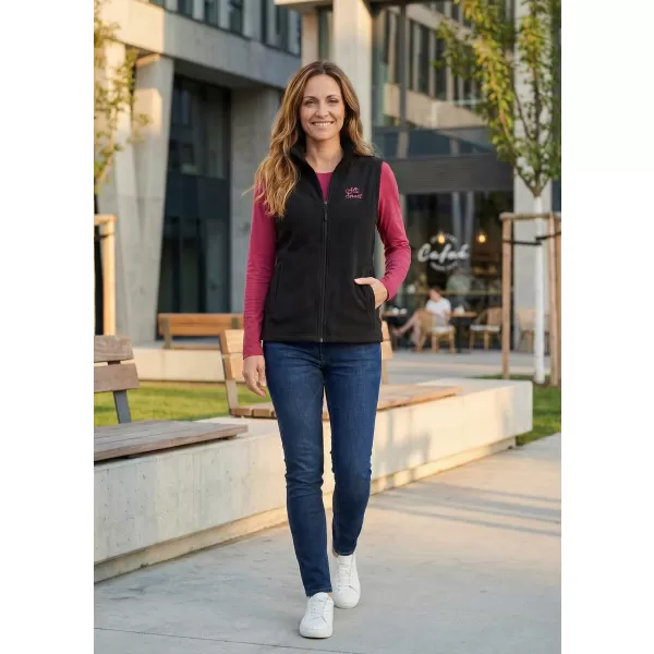  Fleeceweste für Damen ALTISPORT ALW056518 SCHWARZ ROSA 