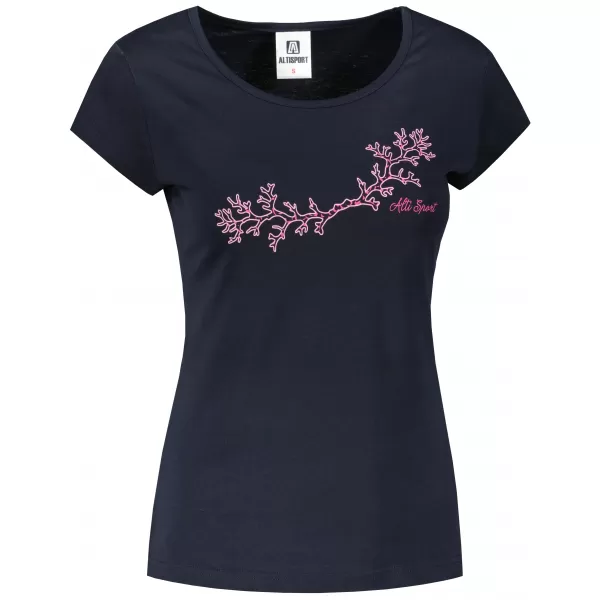  Damen-T-Shirt ALTISPORT ALW128122 NAVY BLAU 