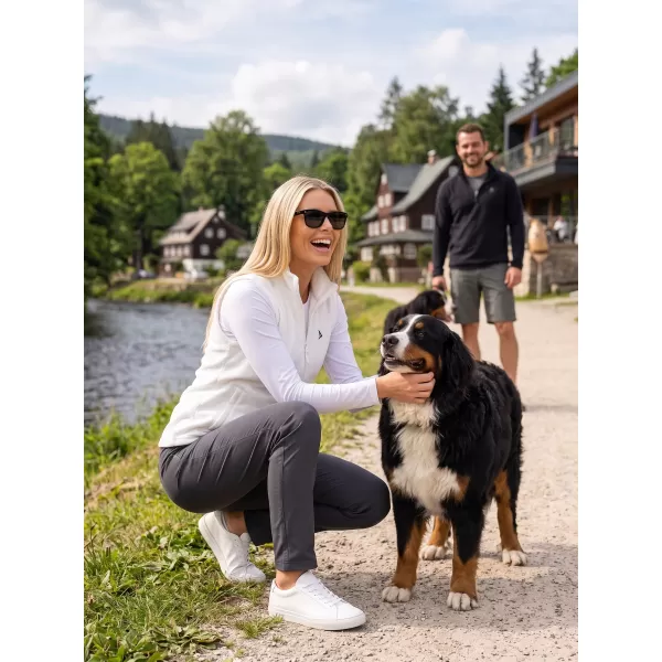 Fleeceweste für Damen ALTISPORT ALW002518 WEIß 