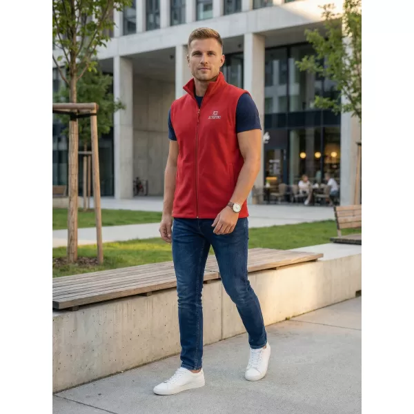  Fleeceweste für Herren ALTISPORT ALM006518 BURGUND 