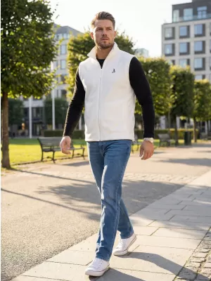Fleeceweste für Herren ALTISPORT ALM002518 WEIß