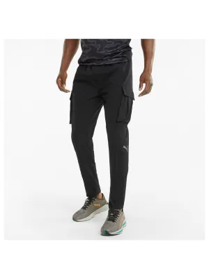 Herren-Jogginghose PUMA RUN WOVEN CARGO PANT M 520864-01 PUMA SCHWARZ