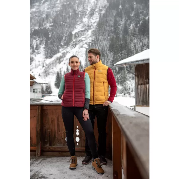  Winterweste für Damen NORDBLANC TRAMMEL NBWJL7547 BURGUND 