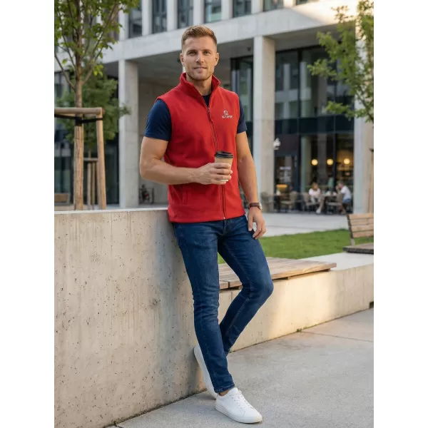  Fleeceweste für Herren ALTISPORT ALM006518 BURGUND 