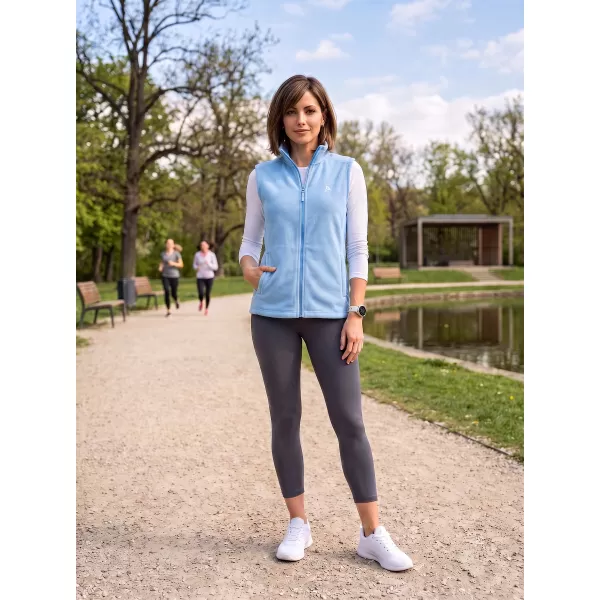  Fleeceweste für Damen ALTISPORT ALW002518 AZURBLAU 