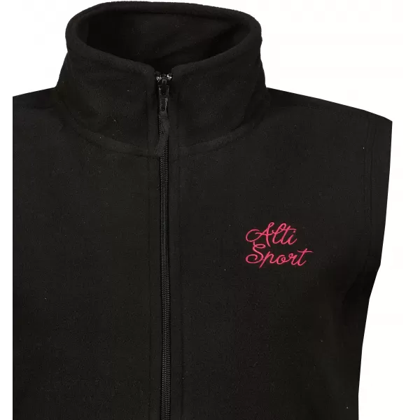  Fleeceweste für Damen ALTISPORT ALW056518 SCHWARZ ROSA 