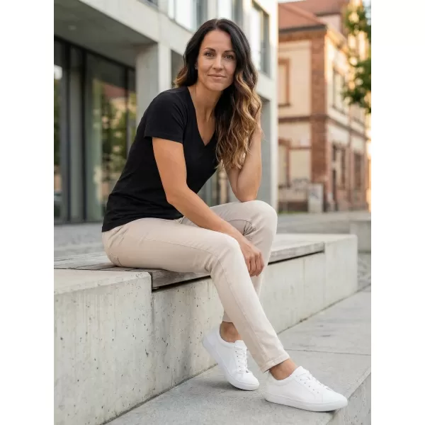  Frauen t -Shirt mit kurzen Ärmeln SAM 73 UNA WT 866 SCHWARZ 