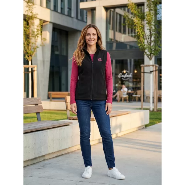  Fleeceweste für Damen ALTISPORT ALW056518 SCHWARZ ROSA 