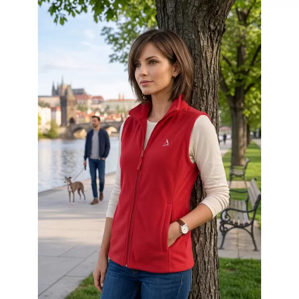  Fleeceweste für Damen ALTISPORT ALW002518 BURGUND 