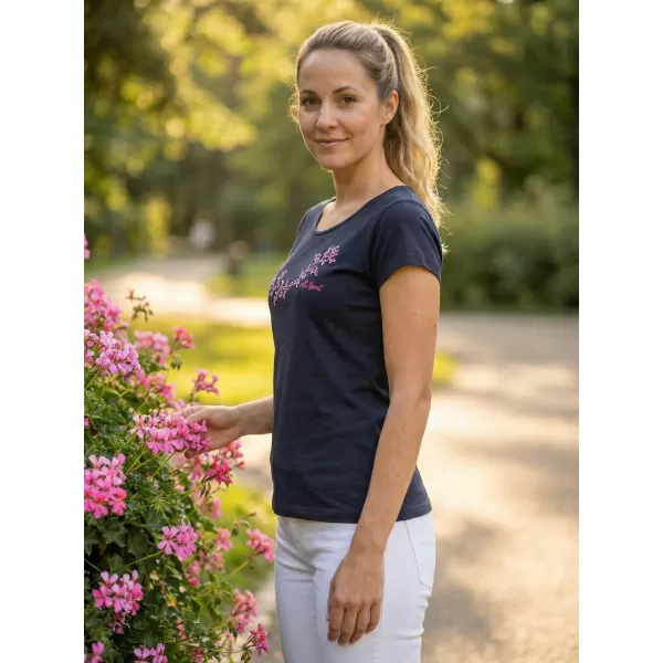  Damen-T-Shirt ALTISPORT ALW128122 NAVY BLAU 