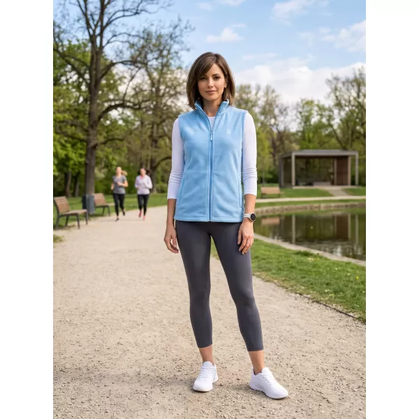  Fleeceweste für Damen ALTISPORT ALW002518 AZURBLAU 