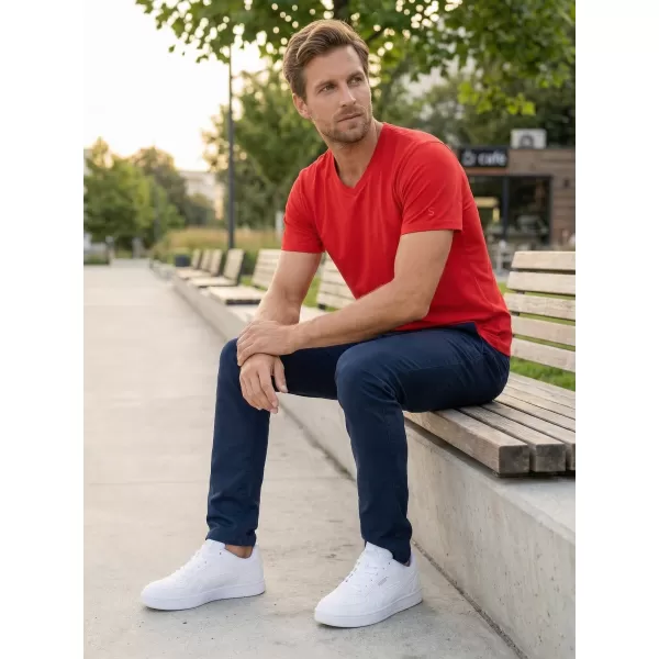  Herren t -Shirt mit kurzen Ärmeln SAM 73 BLANE MT 807 ROT 