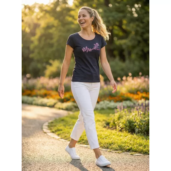  Damen-T-Shirt ALTISPORT ALW128122 NAVY BLAU 
