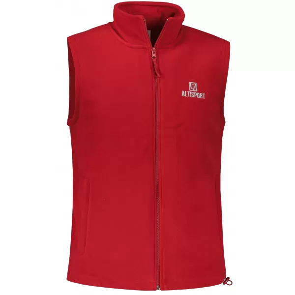  Fleeceweste für Herren ALTISPORT ALM006518 BURGUND 