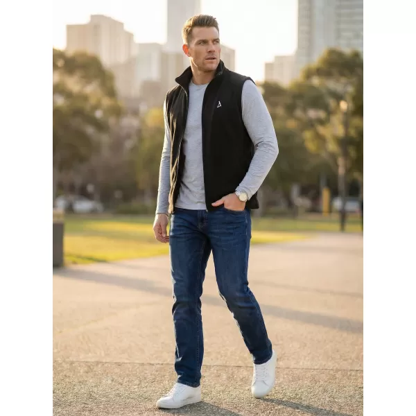  Fleeceweste für Herren ALTISPORT ALM002518 SCHWARZ UND WEIß 