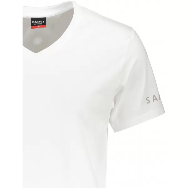 Herren t -Shirt mit kurzen Ärmeln SAM 73 BLANE MT 807 WEIß 