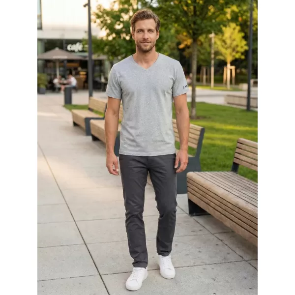  Herren t -Shirt mit kurzen Ärmeln SAM 73 BLANE MT 807 GRAU 