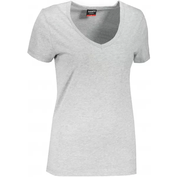  Frauen t -Shirt mit kurzen Ärmeln SAM 73 UNA WT 866 GRAU 