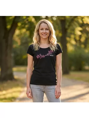 Damen-T-Shirt ALTISPORT ALW128122 SCHWARZ ROSA