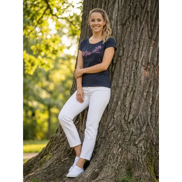  Damen-T-Shirt ALTISPORT ALW128122 NAVY BLAU 