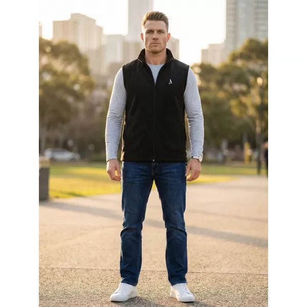  Fleeceweste für Herren ALTISPORT ALM002518 SCHWARZ UND WEIß 